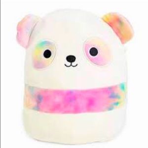 SQUISHMALLOW KELLYTOY 8 INCH PEARSON THE RAINBOW TIE-DYE PANDA